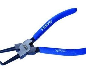 Kinekus Kliešte na segerové krúžky vonkajšie zahnuté, 180mm