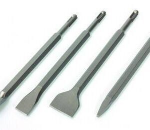 Kinekus Sekáč plochý, špicatý, drážkovač, SDS, sada 4ks