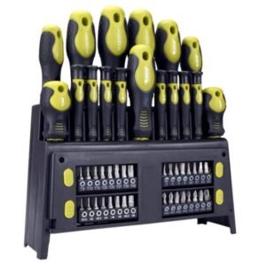 EXTOL CRAFT Skrutkovače, 49-dielna sada s plastovým stojanom