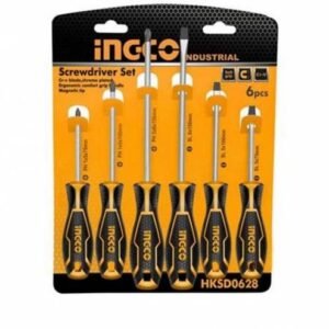 INGCO Skrutkovač plochý+krížový sada 6ks CrV INGCO