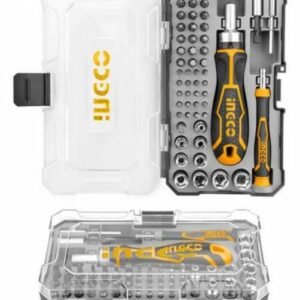 INGCO Skrutkovač račňa + bity sada 55ks INGCO