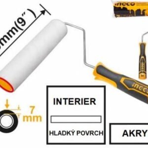 INGCO Valček s rúčkou, maliarsky, 230mm, INGCO, na hladký povrch