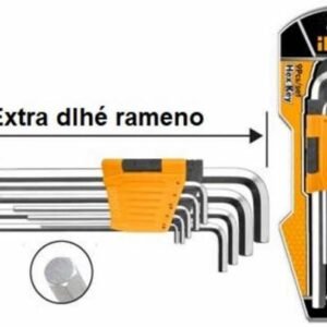 Kinekus Kľuč imbus predĺžený sada 9 ks CrV 1.5-10mm INGCO