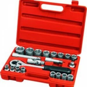 EXTOL PREMIUM Gola sada 21-dielna CV 1/2" 10-32mm