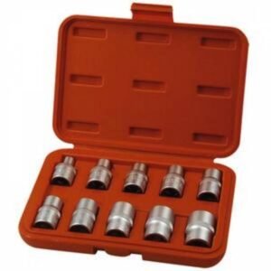 EXTOL PREMIUM Hlavice nástrčne 1/2" vnútorné TORX E8-E24 sd. 10ks