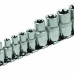 EXTOL PREMIUM Hlavice nastrčné TORX 1/4", 1/2"
