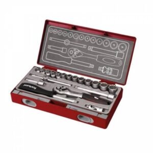 FORTUM Kľúče nástrčkové 1/4" MultiLock 4-14mm 19-diel.