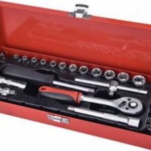 EXTOL PREMIUM Sada nástrčných kľúčov 30-dielna, 1/4, kovový kufor