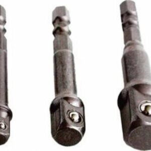 EXTOL CRAFT Adaptéry, 3-dielna sada, 1/4" na 1/4 ´´-3/8" -1/2"