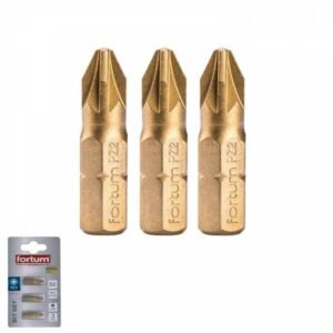 FORTUM Bity krížové PZ 2x25mm, 3ks, S2