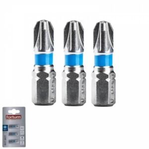 FORTUM Bity krížové PZ3x25mm, 3ks, S2