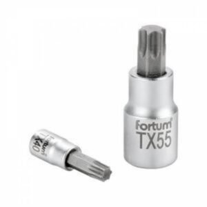 FORTUM Hlavica zástrčná 1/2"x55mm torx TX40