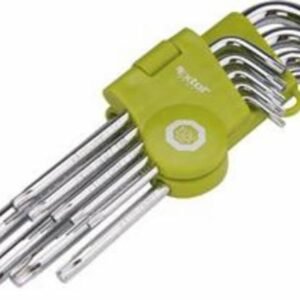 EXTOL CRAFT Klúče - L TORX 9D sasa T-10-15-20-25-27-30-40-45-50