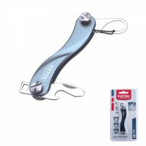 EXTOL PREMIUM Organizér na kľúče s karabínou, 85mm, 8 kľúčov