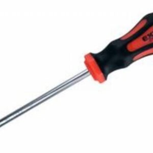 EXTOL PREMIUM Skrutkovač (-) 6x125mm, CrV, pogumovaná rukoväť