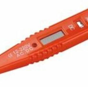 EXTOL PREMIUM Skúšačka napätia digitálna, 12-220V, s LCD a LED diódou