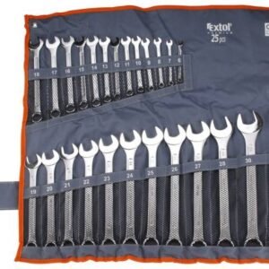 EXTOL PREMIUM Kľúče očko-vidlicové Cr-V, 25-dielna sada, 6-32mm