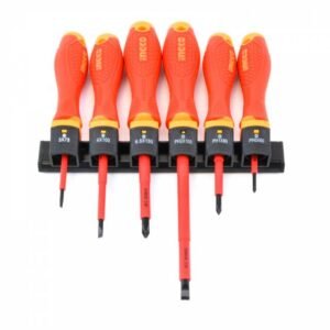 INGCO Skrutkovač plochý+krížový elektro sada 6ks CrV INGCO