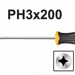 Kinekus Skrutkovač krížový 8x200mm PH3 S2 INGCO