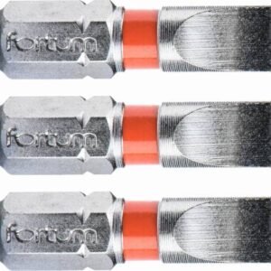 FORTUM Bit plochý 6x25mm, 3ks,S5