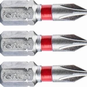 FORTUM Bity krížové PH1x25mm, 3ks, S2