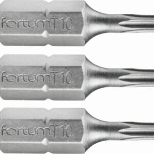 FORTUM Bity TORX TX10x25mm, 3ks, S2