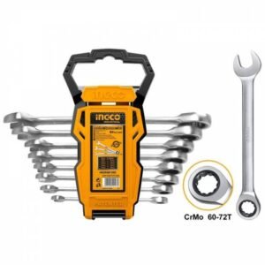 Kinekus Kľuč očkoplochý račňový sada 8ks CrMo 8-19mm INGCO