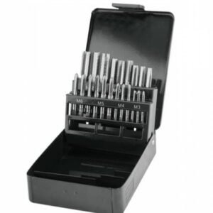 EXTOL PREMIUM Závitníky HSS, 21-dielna sada, M3-4-5-6-8-10-12, EXTOL PREMIUM