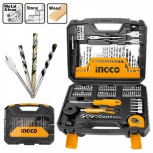 INGCO Vrtáky s bitmi sada náradia 118 dielov INGCO