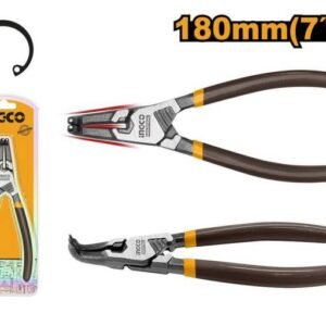 Kinekus Kliešte na seger. krúžky 180mm vnútorné zahnuté INGCO