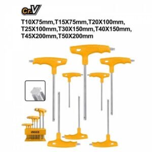 Kinekus Kľuč torx T-rúčka sada 8ks CrV T10-T50mm INGCO