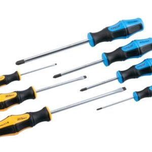 Kinekus Skrutkovač plochý + krížový , sada 7-dielna, magnetické hroty