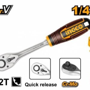 INGCO Račňa 1/4" Cr-V, 155mm, 72 zubov INGCO