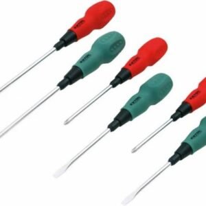 EXTOL PREMIUM Skrutkovače s pogumovanou rukoväťou, sada 6ks, CrV