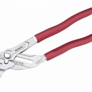 FORTUM Kľúč kliešťový s hladkými čelusťami, 250mm, CrV, poniklovaný