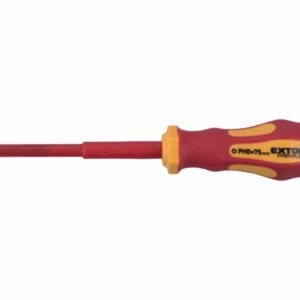 EXTOL PREMIUM Skrutkovač elektrikársky 1000V, krížový PH0x75mm, VDE/GS